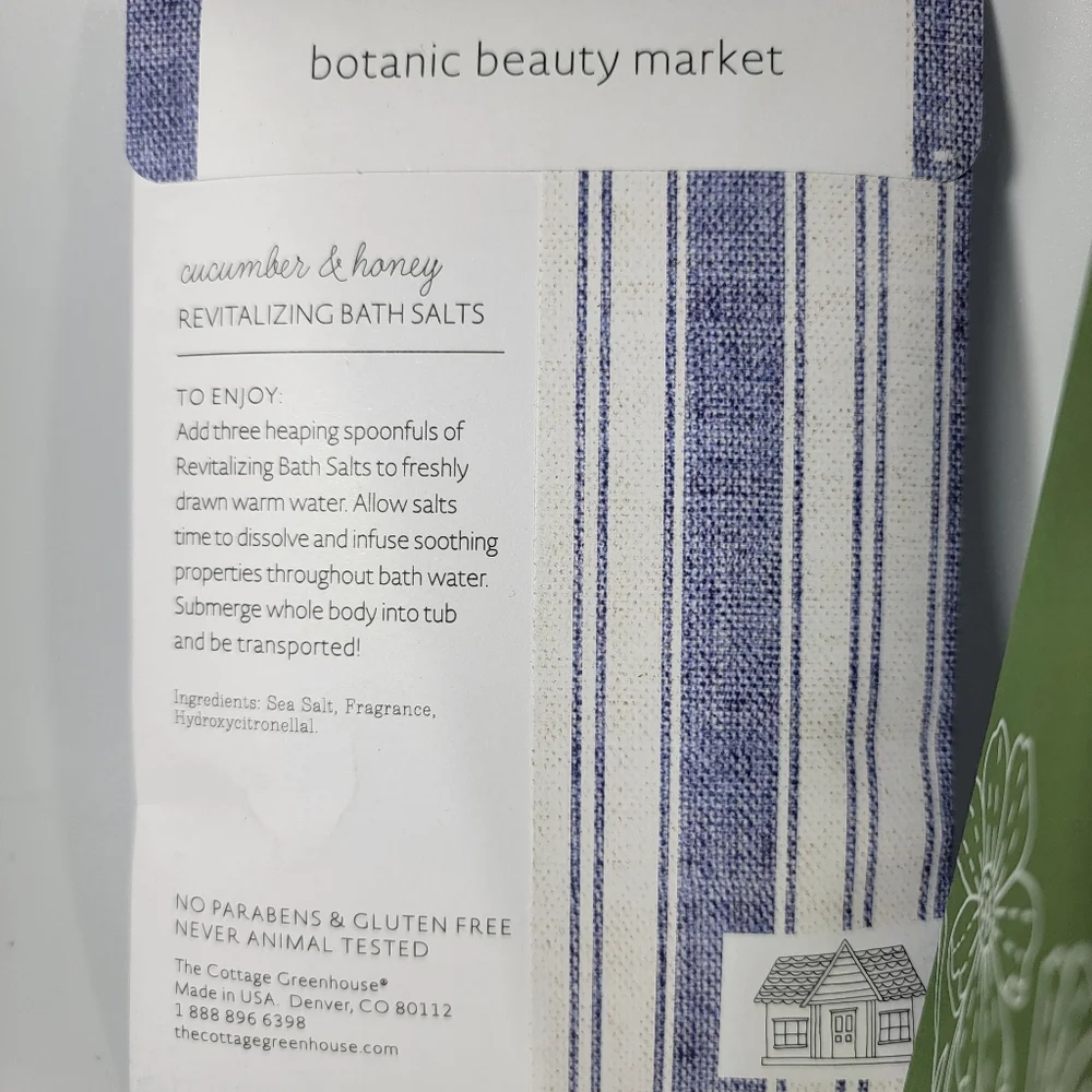 New Margot Elena 3 Pc The Cottage Greenhouse Kaolin Sea Clay Mask Dry Body Oil